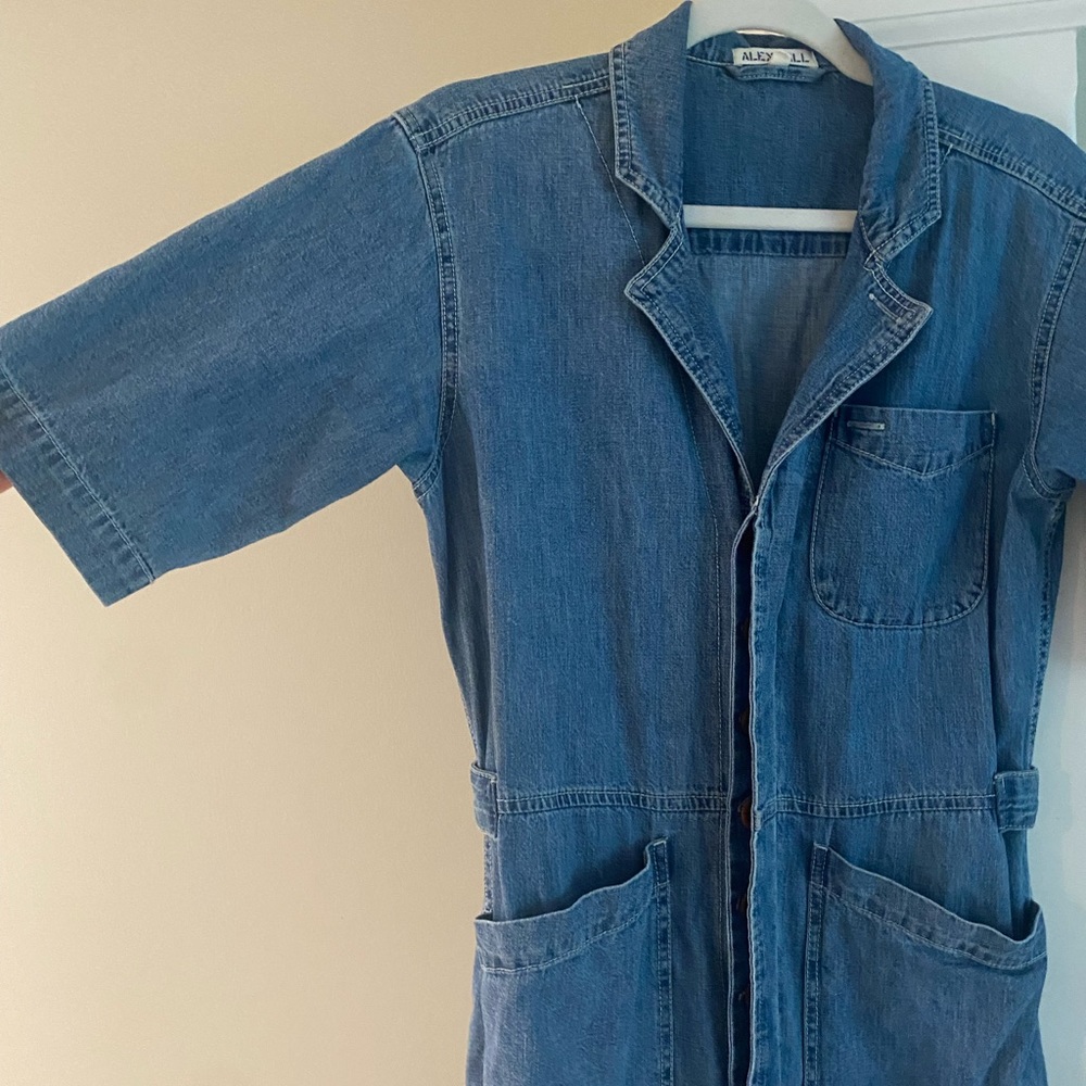ALEX MILL Blue Denim jumpsuit size small